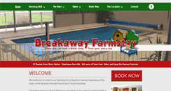 Desktop Screenshot of breakawayfarmstay.com.au